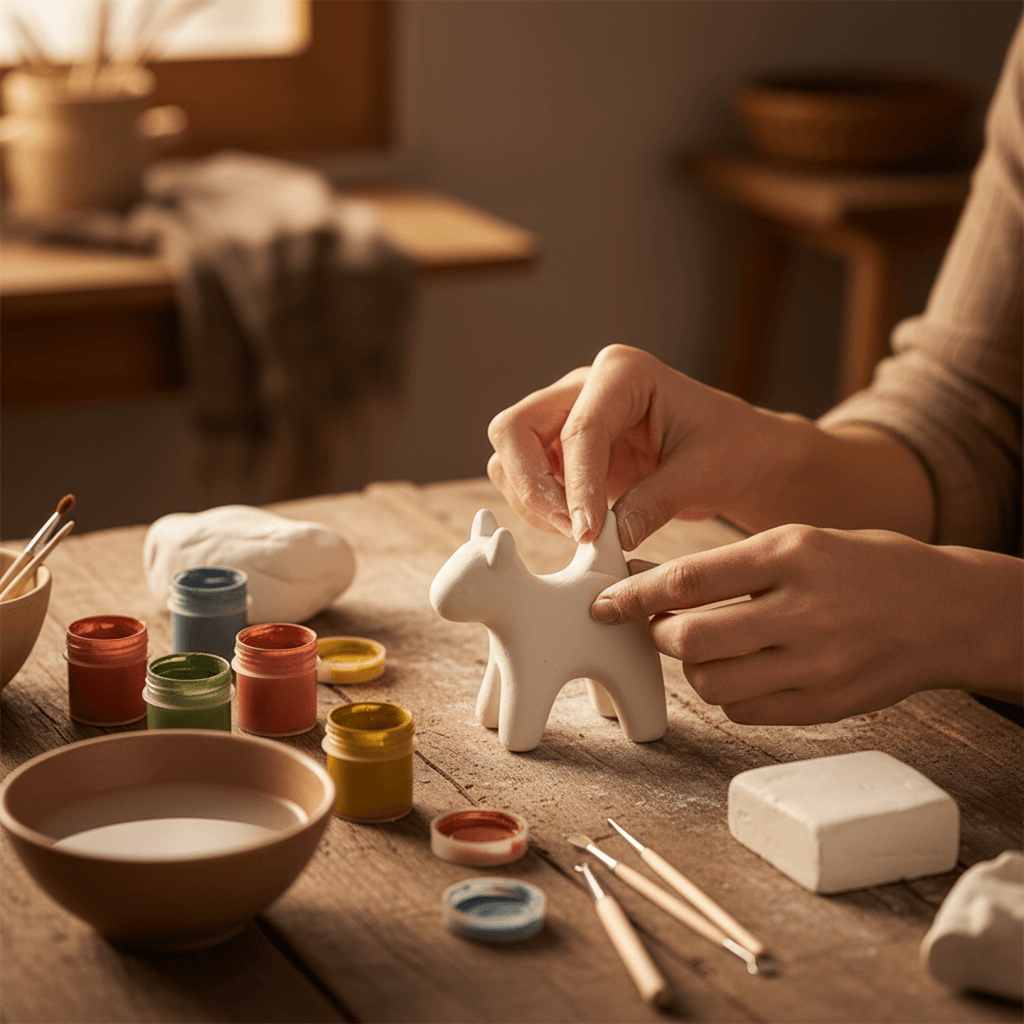 Curso Primeiros Passos em Biscuit - peça finalizada